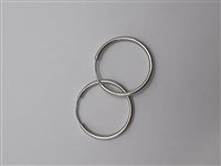 Orecchini Domar Donna Cerchi argento 925 lisci in Argento ORAR-419-280